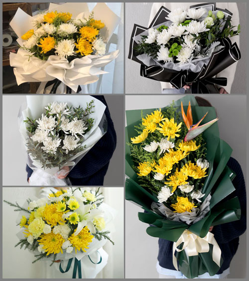 四川绵阳平武县旧堡乡白事花束代送